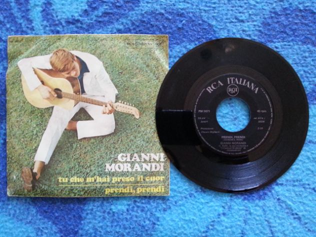Vecchi 45giri musica artisti anni '60 LOTTO 1 - Foto 4