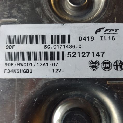 Ecu Centralina Motore Fiat Lancia Alfa Fpt 52127147 9df Hw001 - Foto 5