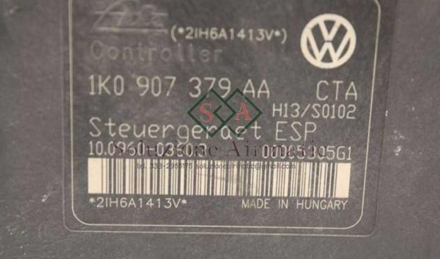 Volkswagen Golf centralina gruppo ABS 1K0614517AA - Foto 3