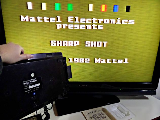 Intellivision Mattel 5155, BOXATO (anno 1981) + gioco sharp shot (5 in 1) - Foto 2