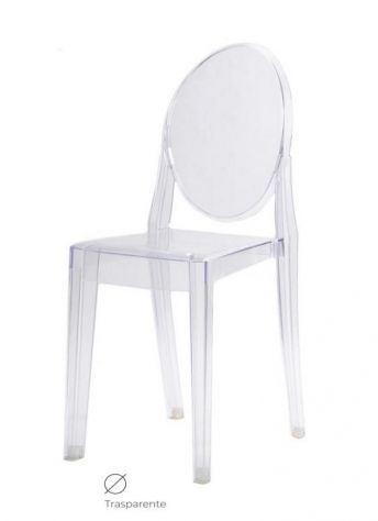 Sedie Policarbonato Arredo Esterno Hotel Ristorante Bar cod 8031