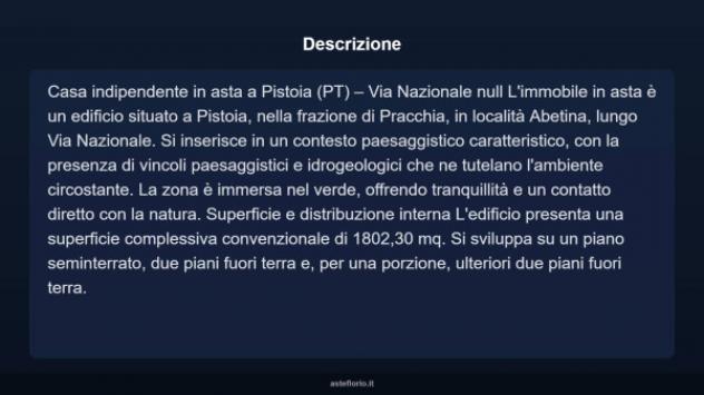 Immobile in asta di 1802 m² in vendita a Pistoia - Foto 4