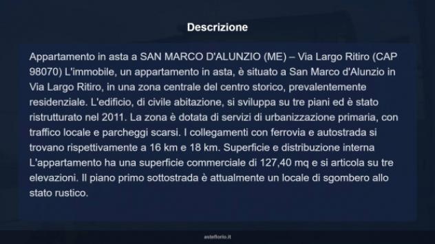 Immobile in asta di 127 m², box auto in vendita a San Marco d'Alunzio - Foto 4