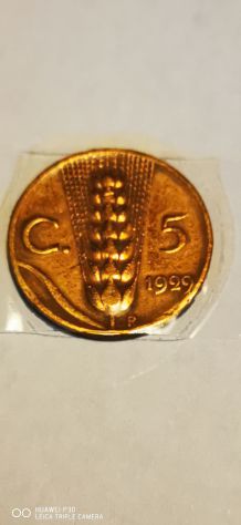 5 CENTESIMI VITTORIO EMANUELE III ANNO 1929