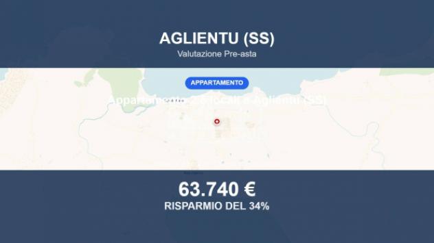 Immobile in asta di 68 m² in vendita a Aglientu
