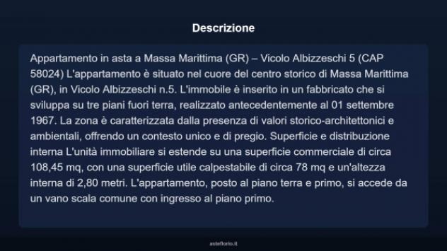 Immobile in asta di 108 m² in vendita a Massa Marittima - Foto 3