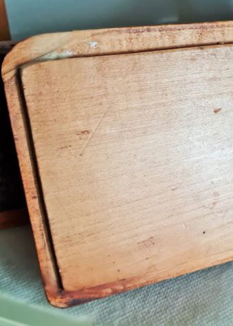 Contenitore portagioie - portacaramelle in stile anni'30 realizzato in legno e - Foto 3