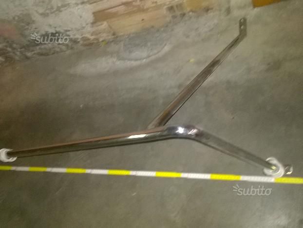 Porta tenda per vasca - inox 155 x 53 struttura - Foto 2