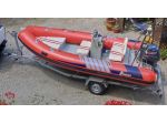 Gommone 5 mt a motore con carrello