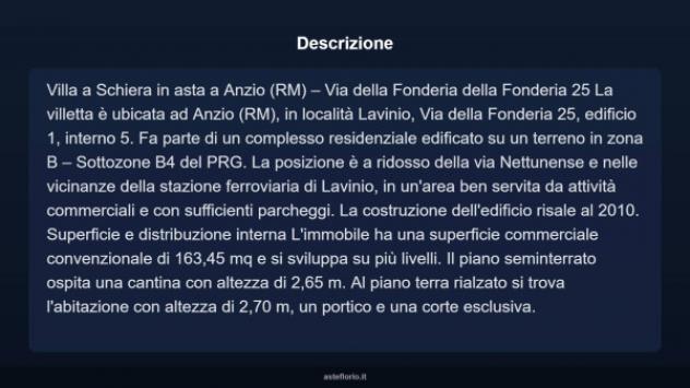 Immobile in asta di 163 m², box auto in vendita a Anzio - Foto 4