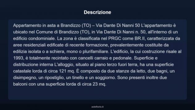 Immobile in asta di 121 m² con più di 5 locali e box auto in vendita a Brandizzo - Foto 3