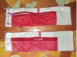Coppia Polsini Marlboro Vintage Tennis con Tasche Taschine Portamonete Cerniera