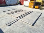 3 telai in acciaio inox usati