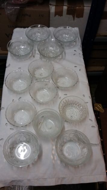 13 Coppette da macedonia miste - Vintage