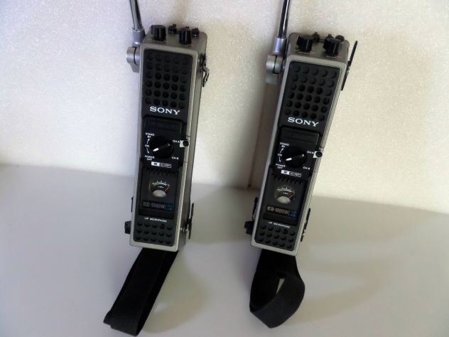 Radiotrasmittenti SONY ICB1000W  (anno 1973 ) funzionanti, perfette. - Foto 3