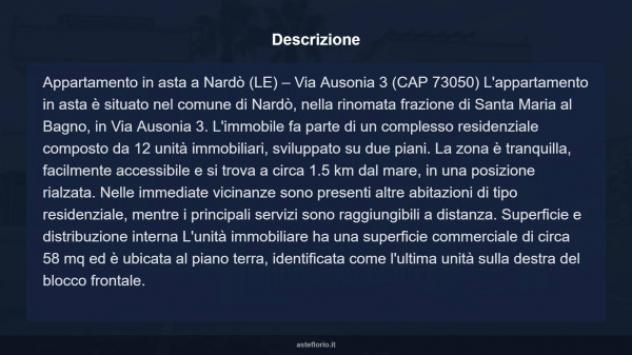 Immobile in asta di 58 m² in vendita a Nardò - Foto 18
