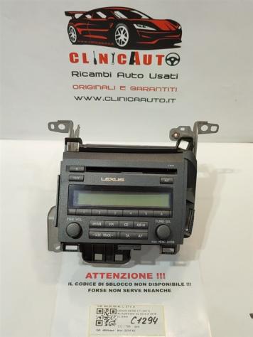 AUTORADIO LEXUS CT Berlina 86120-76140 2ZRFXE (11)