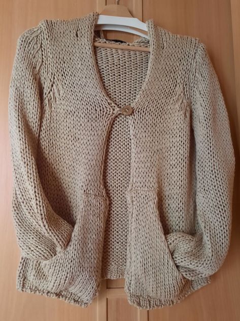 CARDIGAN IN COTONE CON CAPPUCCIO DONNA - Foto 2