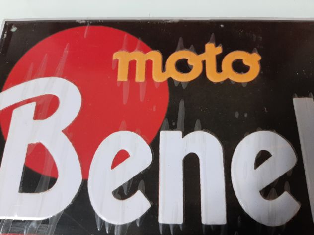 BENELLI MOTO TARGA IN RILIEVO - Foto 3