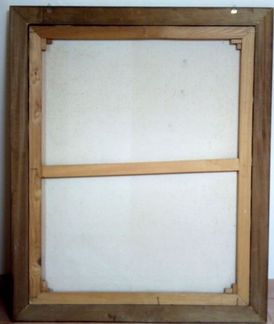 Olio su tela anni 70 con cornice. - Foto 5