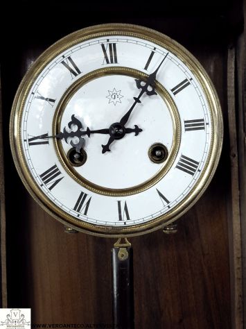 176441 Antico orologio a pendolo Junghans funzionante - Foto 10