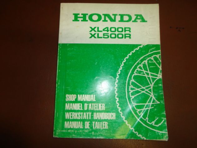 XL400R XL500R manuale officina manutenzione moto honda
