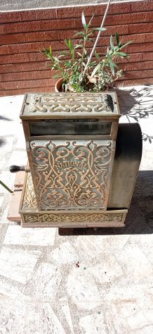 Rarissimo Registratore di cassa National in ottone, da collezione - Foto 3