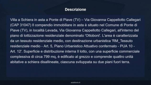 Immobile in asta di 799 m² con più di 5 locali e box auto in vendita a Ponte di Piave - Foto 5