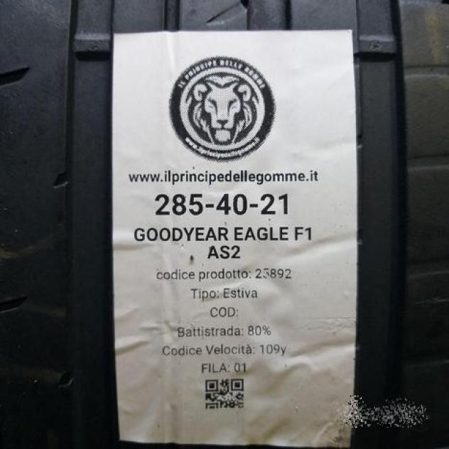 2 gomme 285 40 21 goodyear a25892 - Foto 2