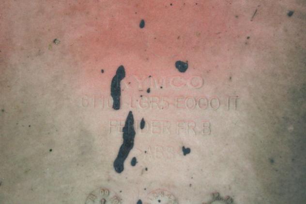 KYMCO LIKE 125 61101LGR5E000IT COVER PARAFANGO ANTERIORE 09 - 17 FRONT FENDER COVER - Foto 4