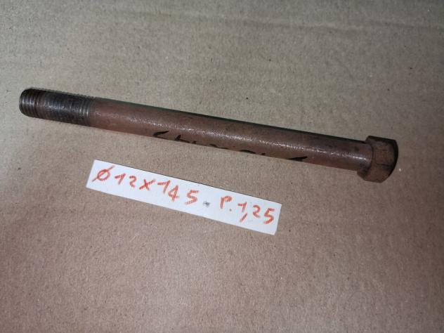 Perno asse forcellone ø12 L145 P1,25