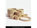 Fusti e cerchi per batteria , percussioni, bande marcianti.