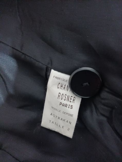 Cappotto Chantal Rosner nero di lana - Foto 5