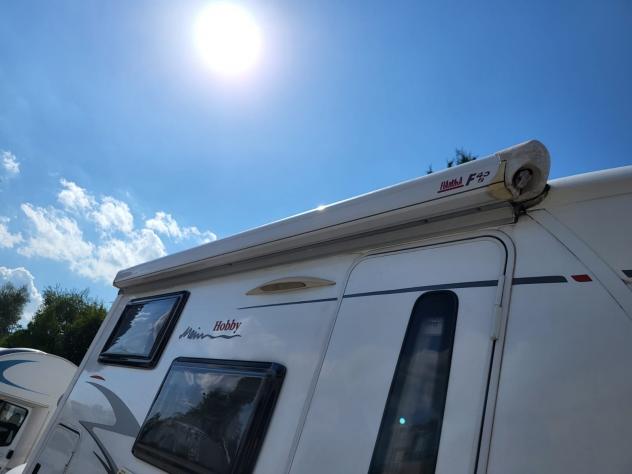 CAMPER HOBBY VAN FORD SEMINTEGRALE GARAGE MATRIMONIALE CLIMATIZZATORE GENERALI - Foto 9