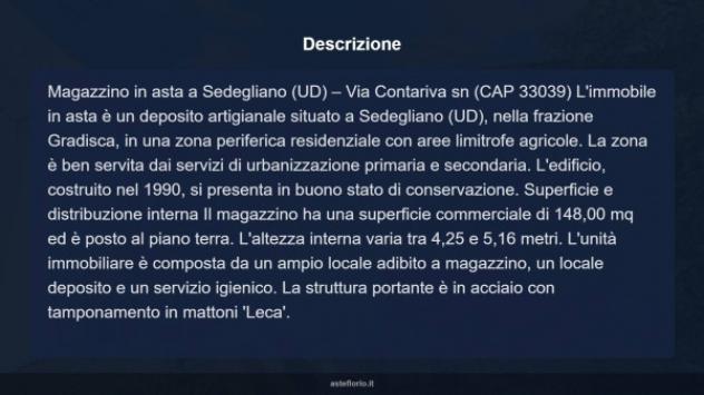Immobile in asta di 148 m² in vendita a Sedegliano - Foto 7