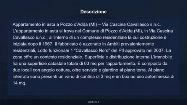 Immobile in asta di 63 m², box auto in vendita a Pozzo d'Adda - Foto 18