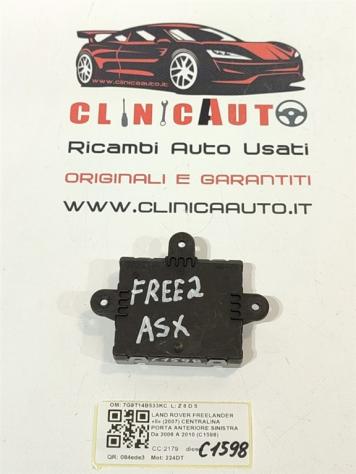 CENTRALINA PORTA SX GUIDA LAND ROVER Freelander 3° Serie 7G9T14B533KC 224DT (0611) - Foto 3