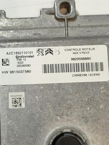 CENTRALINA MOTORE CITROEN C3 AirCross 9829598880 9815037580 HM05 diesel 1499 (17) - Foto 2