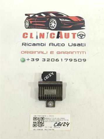 CENTRALINA CANDELETTE RENAULT Clio Serie 7700115078 D4F784 benzina 1149 (0408)