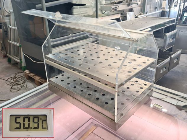 vetrina brioches calda per pasticceria usata - Foto 2