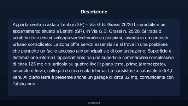 Immobile in asta di 125 m², box auto in vendita a Lentini - Foto 4