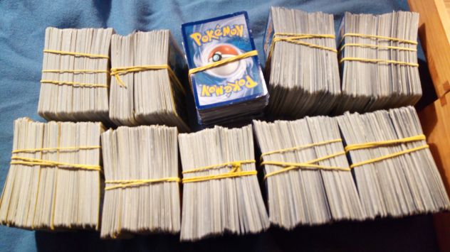 Carte gioco Pokemon originali lotti pz.100