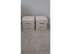Comodini Coppia Bianco Frassino o Trittico con Comò