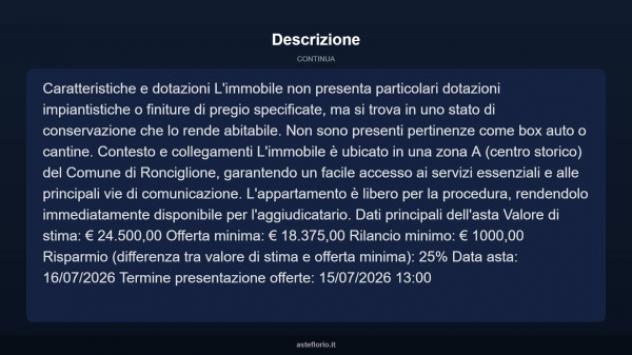Immobile in asta di 34 m² in vendita a Ronciglione - Foto 17