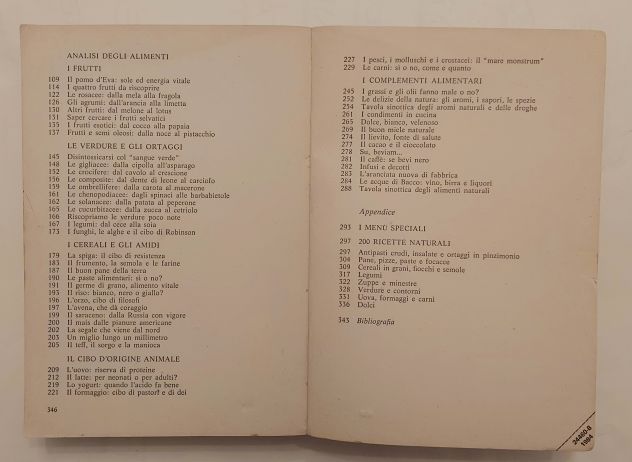 L'alimentazione naturale.La prima guida completa 200 ricette Nico Valeri,1984 - Foto 6