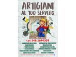 Imbianchino, cartongesso, muratore, traslochi, giardiniere