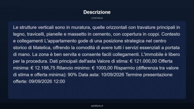 Immobile in asta di 79 m² in vendita a Matelica - Foto 12