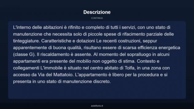 Immobile in asta di 35 m² in vendita a Tolfa - Foto 5