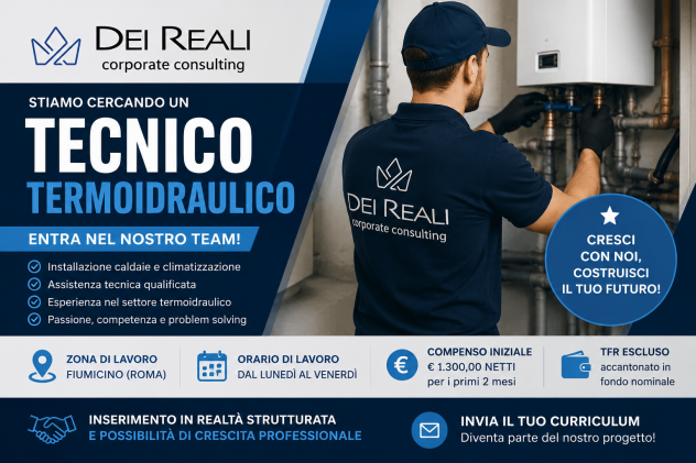 TECNICO TERMO IDRAULICO - FIUMICINO