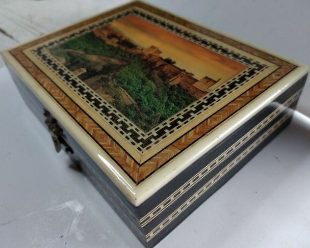 PICCOLO PORTAGIOIE , SCATOLETTA IN LEGNO VINTAGE - Foto 2